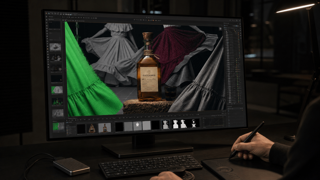 Building the visual environment around the product